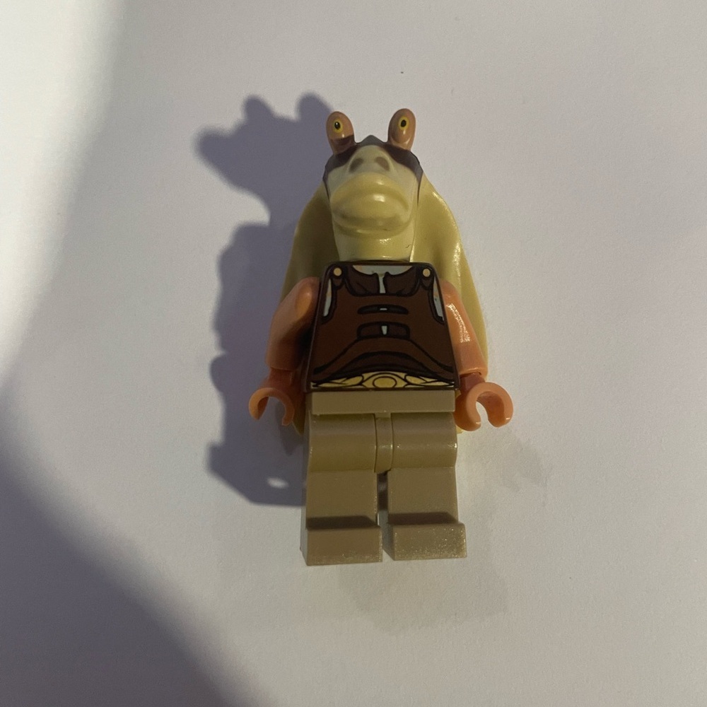 Gungan Soldier Minifigure 9509 7929 with Spear Star Wars Lego Figure